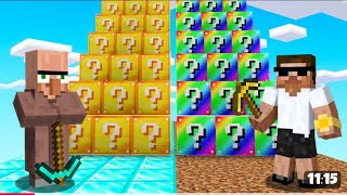 Extreme Lucky Block Challenge with Doorbin in Minecraft..