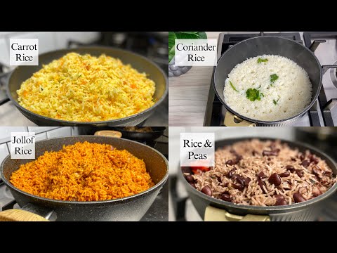 4 rice recipes everyone should know!