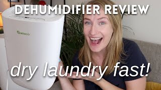 HOW TO DRY CLOTHES IN WINTER // MEACO DEHUMIDIFIER REVIEW
