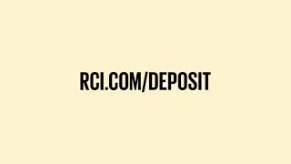 How to deposit your RCI Week