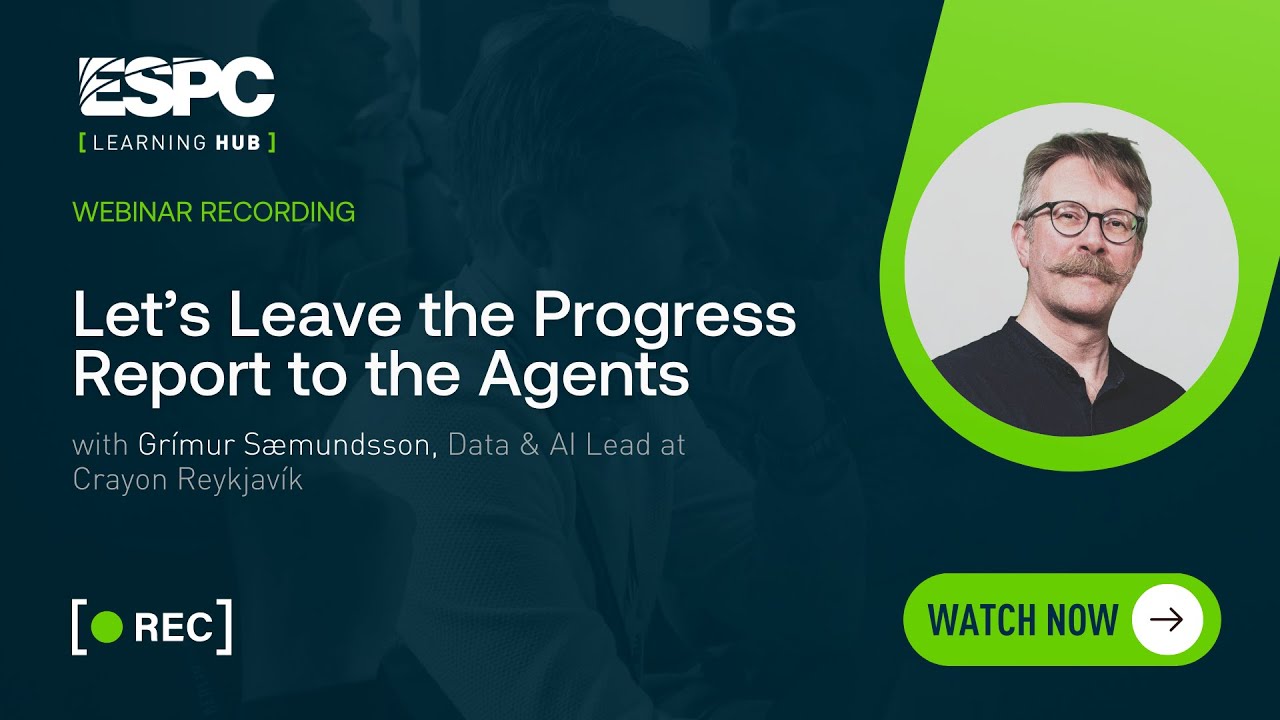 Let’s Leave the Progress Report to the Agents