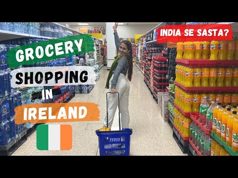Grocery Shopping In IREALND | FOOD PRICES AT IRELAND SUPERMARKET | Inti Mhengaaii😨😨