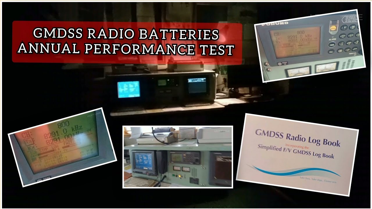 How to perform GMDSS Radio Batteries Annual Performance Test. | MF-HF Radio console | Back-up Power