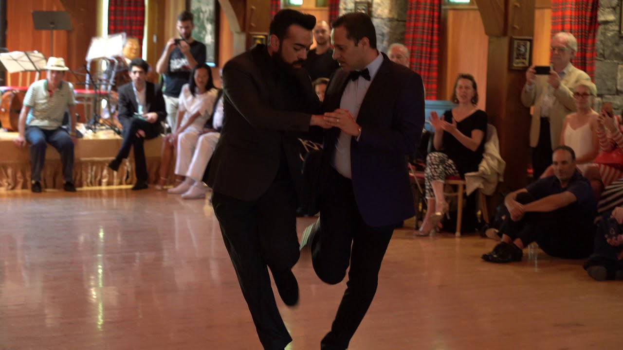 Leonardo Sardella and Walter Perez tango to "Café Domínguez" at Stowe Tango Music Festival 2019