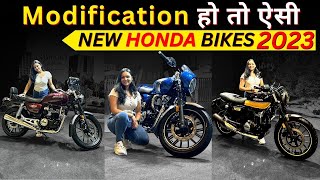 New Modification Honda Bikes 2023 - Honda launches Customization Packs for Honda Highness & CB350 RS
