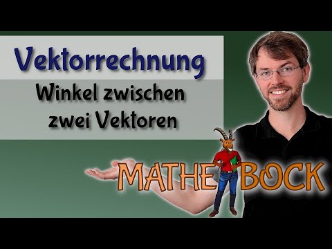 Winkel zwischen zwei Vektoren | Herleitung und Beispiel | einfach, aber ausführlich erklärt