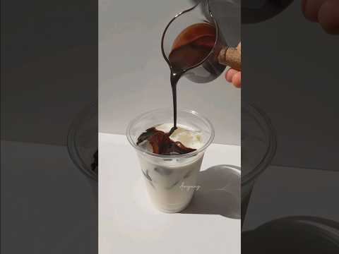 Basic Iced Chocolate 🍫 #homecafe #shorts #cupseries #icedchocolate #recipe #cafeathome