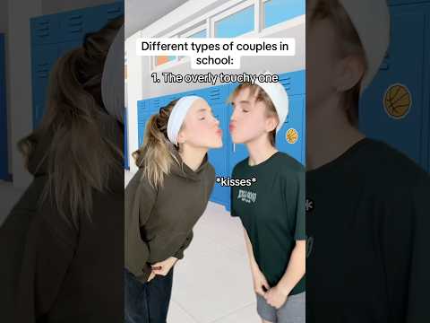 The different types of couples in school #pov #comedy #skit #relatable