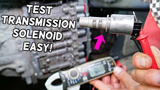 HOW TO TEST TRANSMISSION SOLENOID ON JEEP COMPASS PATRIOT DODGE DART, TRANSMISSION NOT SHIFTING