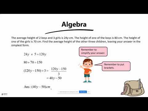 P6 Math CA1 Online Lesson