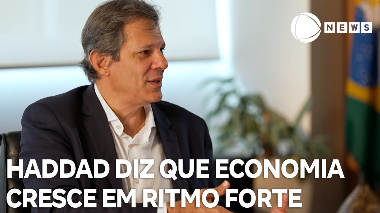 Ministro da Fazenda, Fernando Haddad diz que economia cresce em ritmo forte