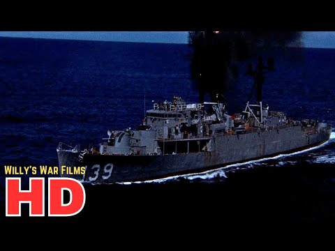 USS Ward Sinks a Japanese Midget Submarine Near the Entrance to Pearl Harbor - Tora! Tora! Tora!