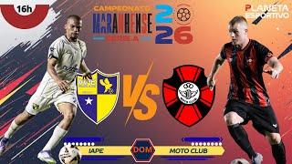 AO VIVO IAPE X MOTO | CAMPEONATO MARANHENSE 5ª RODADA - 25/01/2026
