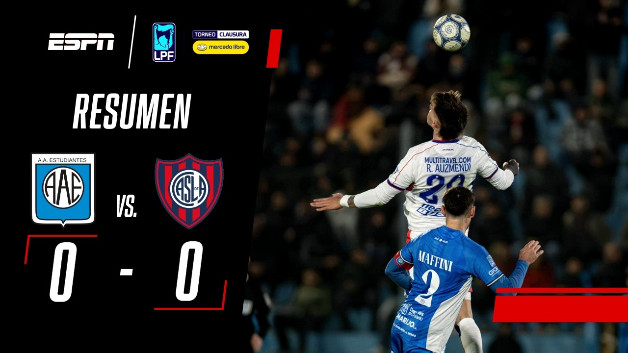 EL CICLÓN EMPATÓ Y NO PUDO ARRIMARSE A LOS PRIMEROS | Estudiantes RC 0-0 San Lorenzo | RESUMEN