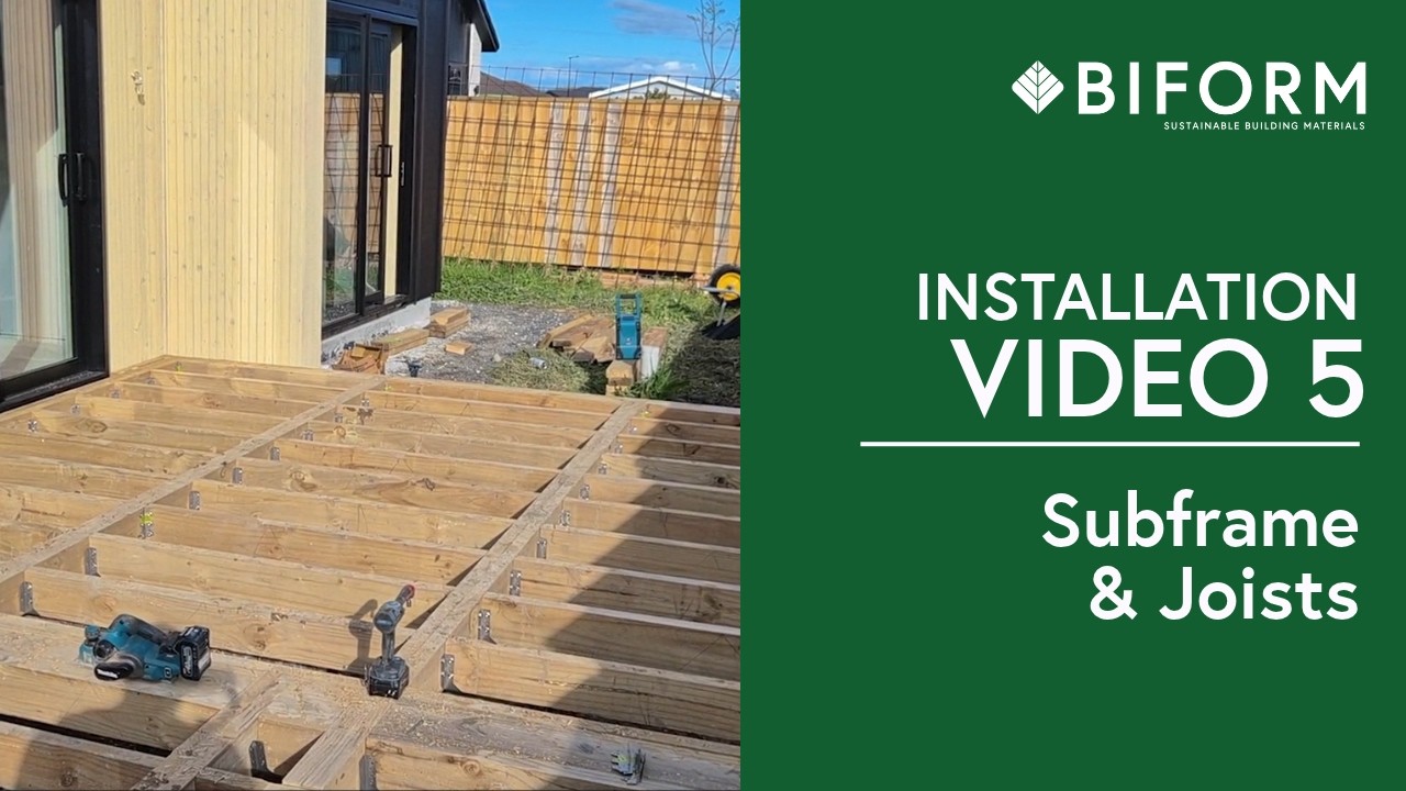 BiForm Installation Video 5: Subframe & Joist Spacing for FORM 130 & 140