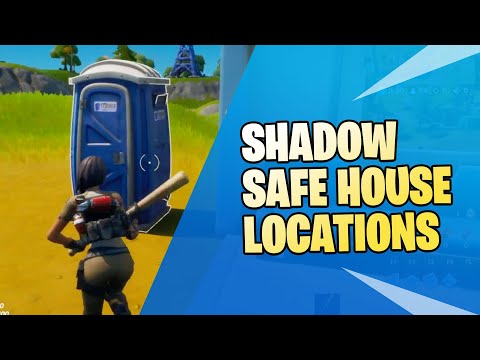 FIND SHADOW SAFE HOUSE LOCATIONS FAST COMPLETION - Fortnite Battle Royale