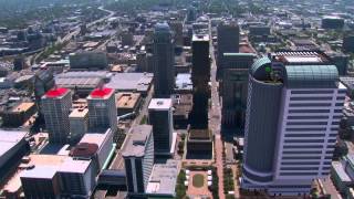 Computer Generated building in Downtown Louisville, KY