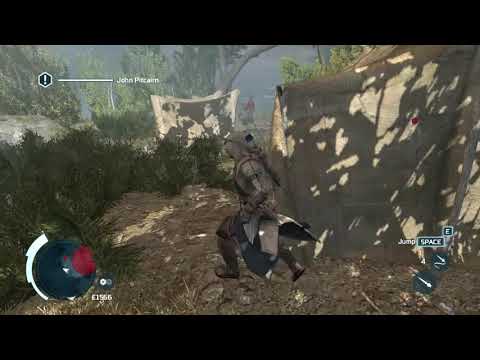 Assassin's Creed 3 - Cross the Battlefield and Air Assassinate John Pitcairn - Stealth Version