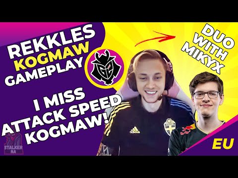 G2 Rekkles ft. Mikyx Plays Kogmaw + Lulu Combo BOT 🤩 I Kinda Miss Attack Speed Kogmaw