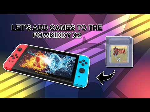 Adding Games and Images to the Powkiddy x2 Retro Handheld | We Deem