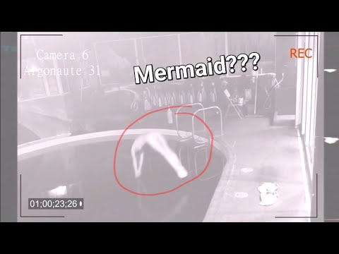 Real Mermaid transformation from surveillance camera 😱 paranormal phenomenon