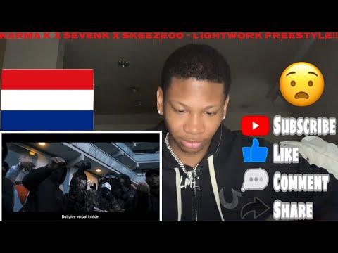 AMERICAN REACTION DUTCH DRILL #HSQ Karma K x SevenK x Skeeze00 - Lightwork Freestyle 🇳🇱 Pressplay