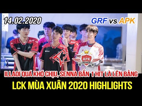 [LCK 2020] GRF vs APK Game 1 Highlights | Illaoi quá khó chịu, thần tiễn Viper cất cao tiếng gáy