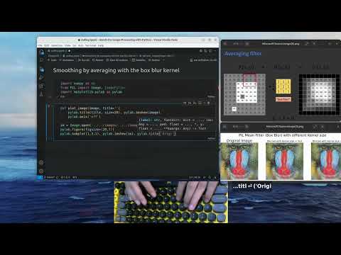 Basic Image Processing With Python Box Blur Filter Asmr