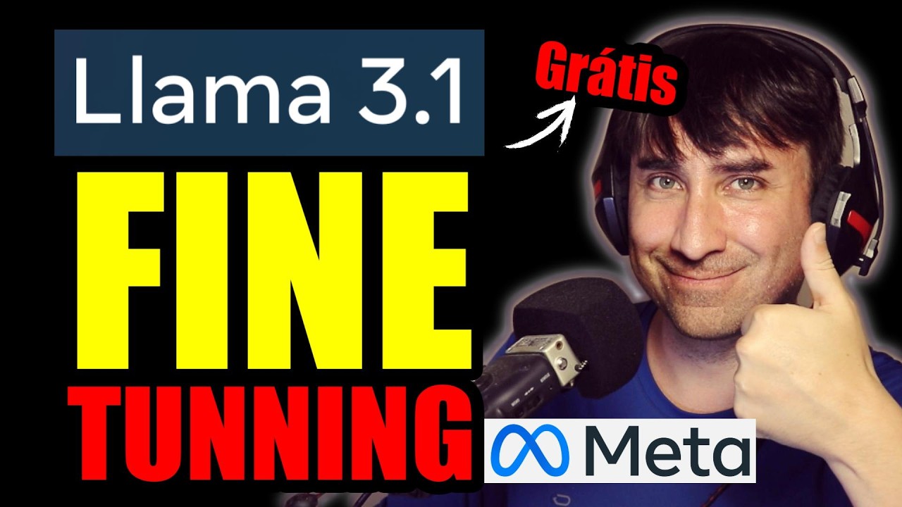 Personalizando o Llama 3.1 Grátis com Seus Próprios Dados Fazendo um Fine Tunning
