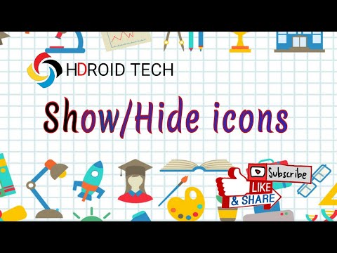 Show/hide icons in Top screen MiUi 11