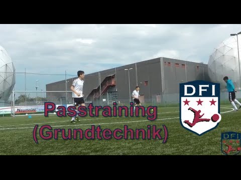 Passtraining (Grundtechnik) am Deutschen Fußball Internat
