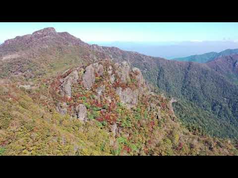 祖母山系の紅葉