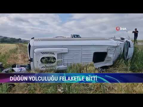 DÜĞÜN YOLCULUĞU FELAKETLE BİTTİ