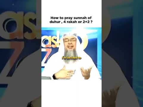 How to pray sunnah of duhur / Zuhur ? (4 rakah or 2 + 2  ?)  | #islam #islamic #sunnah #namaz #fyp