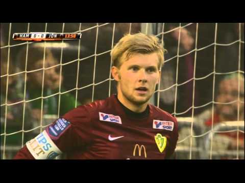 Andra gången gillt - straff och rött kort för Cajtoft - TV4 Sport