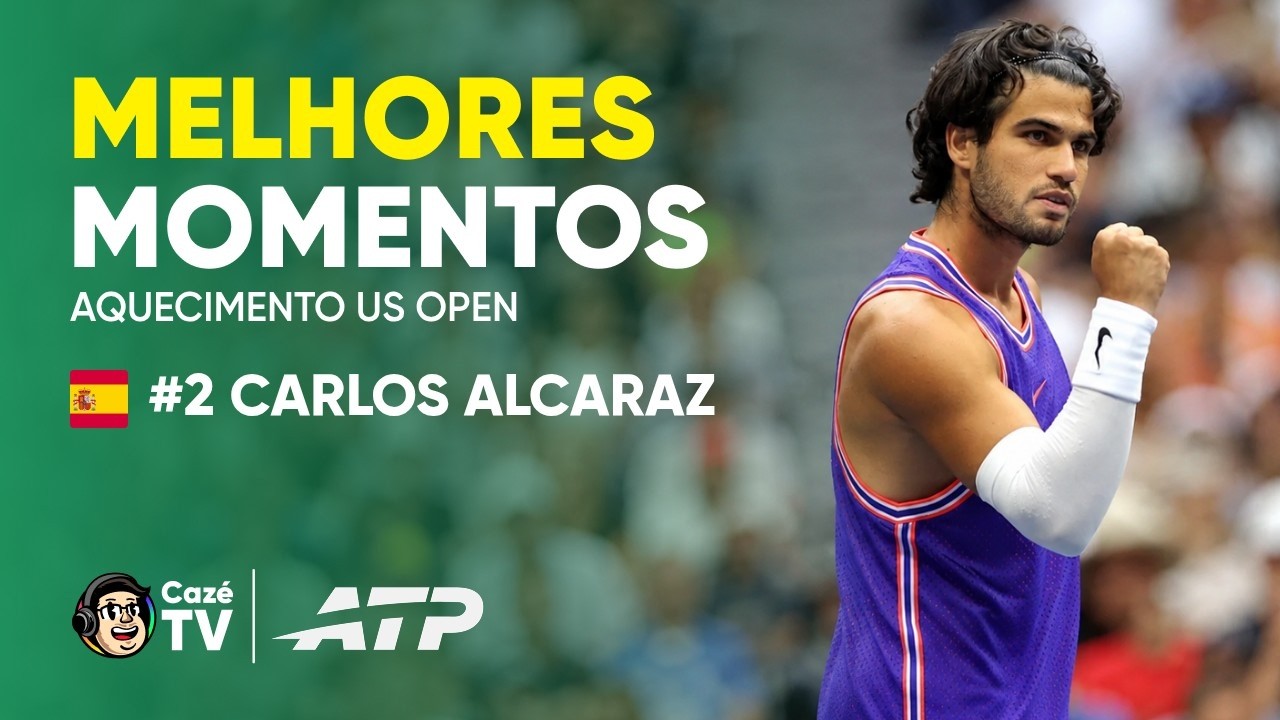 ELE ESTÁ DE VOLTA! VEJA COMO ALCARAZ CHEGA PARA DEFENDER O TÍTULO DO US OPEN