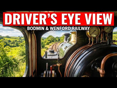 Drivers Eye View: Bodmin & Wenford Railway | Boscarne to Parkway | 4K Steam