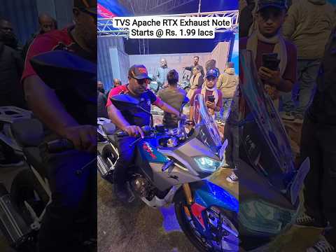 TVS Apache RTX Exhaust Note #shorts