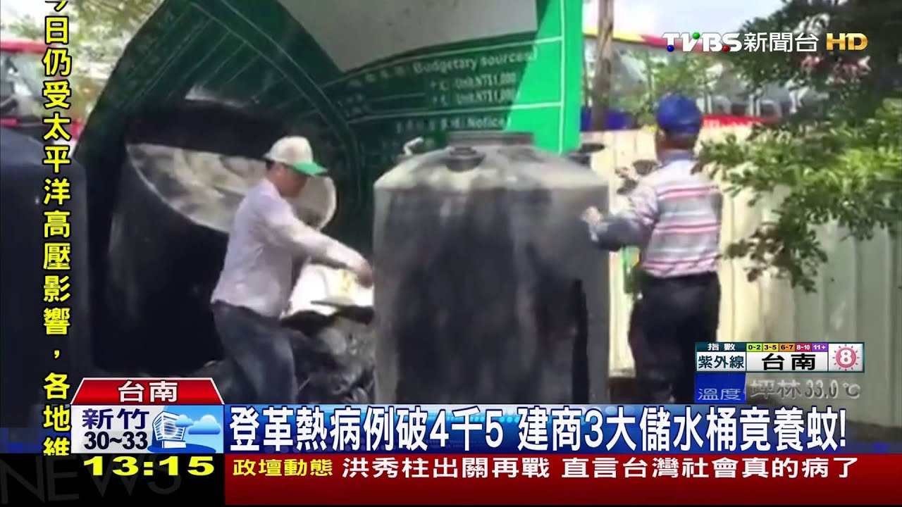 登革熱病例破4千5　建商3大儲水桶竟養蚊！