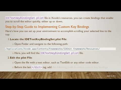 Mastering Xcode: How to Scroll Selected Line to the Top of the Window