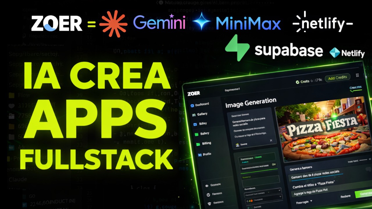 Crea un SaaS que Genera Dinero con IA (Zoer + Stripe + Nano Banana Pro)