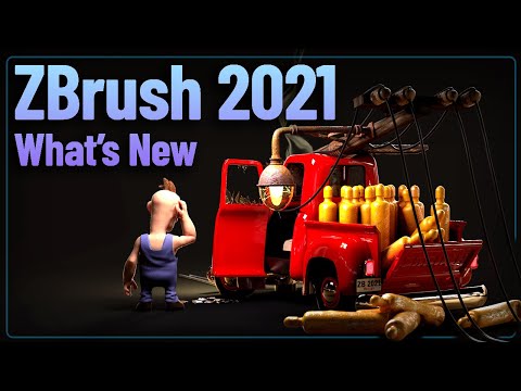 Zbrush 2021 What's New Intro - Dynamic Simulation, Cloth Brushes, Edge Snapping, MicroPoly, & More!