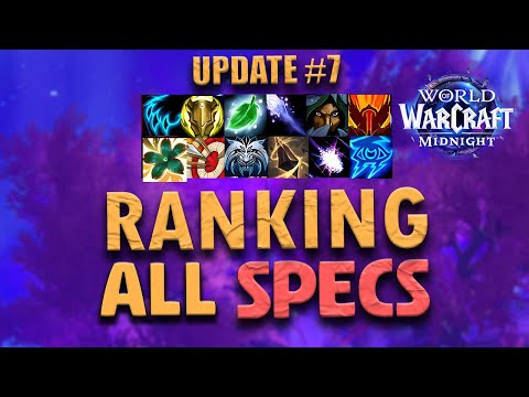 Progressive M+ TIERLIST | #7 Midnight Update | RANKING ALL SPECS | World of Warcraft Midnight
