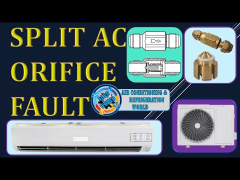 Split AC Orifice Fault | Split AC Orifice Replace Work - AC&R World