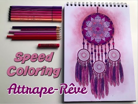 SPEED COLORING: Attrape Rêve Mandala!