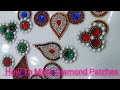 How To Make Diamond Patch Easily By Hand Diamond Work Murti Ganpati Diamond
