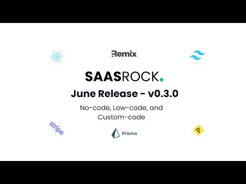 SaasRock - No-code, Low-code and Custom-code