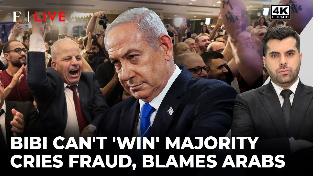 'Frustrated' Bibi Leads But Loses Majority, Cries Theft By Arab Parties In Israel|Firstpost Live| 4K