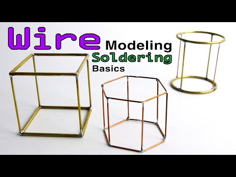 Wire Modeling and Soldering Basics for Designers Architects hobbyists & crafters