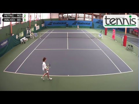 PETRIC (ROU) vs WALIGORA (BEL) - Open Super 12 Auray Tennis